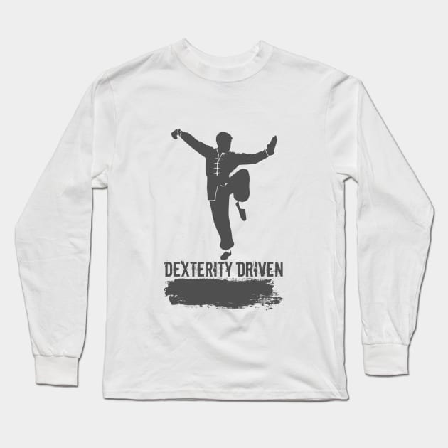 Dexterity Driven Long Sleeve T-Shirt by Curator Nation